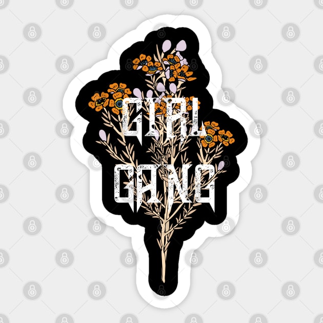 girlgangV1 Sticker by TEENIE DESIGN